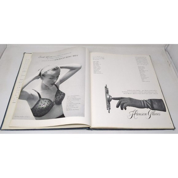 Vintage 1950 Best Advertising‎ Book Car Fashion Perfume Magazine Ads Design MCM - Picture 1 of 16